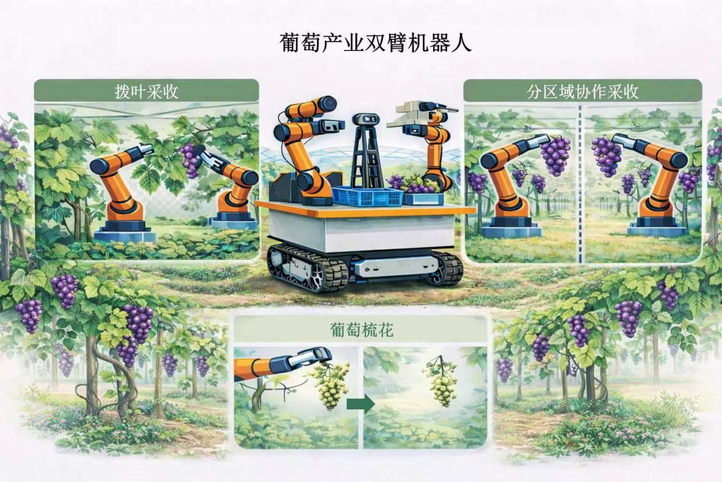 葡萄双臂收获机器人 葡萄机器人